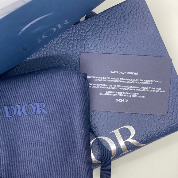 ❤️SOLD❤️DIOR & SHAWN Grained Calfskin Cardholder - Picture 5 of 9